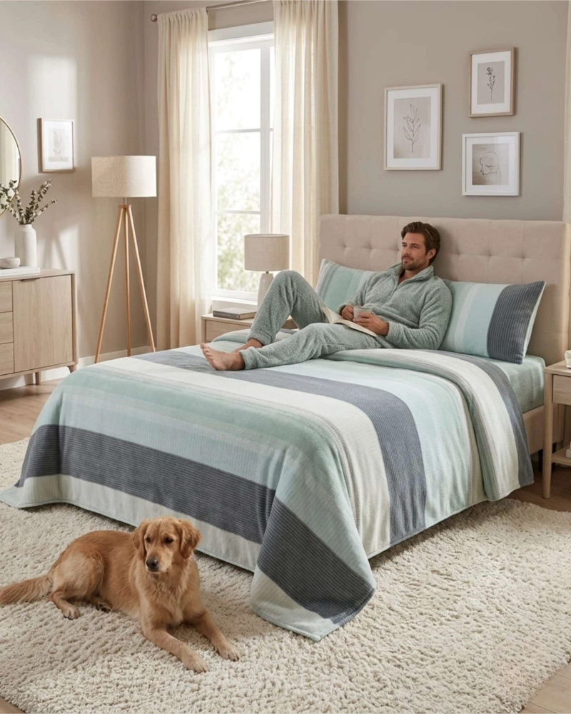 SABANAS POLAR SOFT GRUESO 2 PLAZAS ULTRA SUAVE - 4