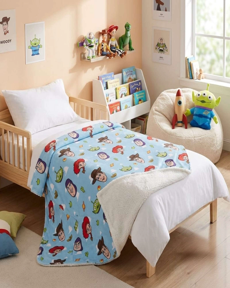 MANTA TE RMICA POLAR CON REVERSO SHERPA ESTAMPADA 127X152 CM - 4