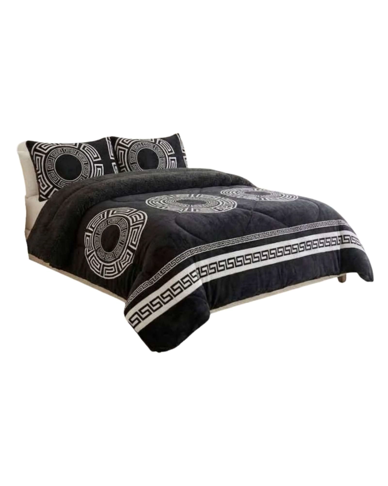 CUBRECAMAS SHERPA 2 PLAZAS PLUSH ULTRA SUAVE DE LUJO - 6