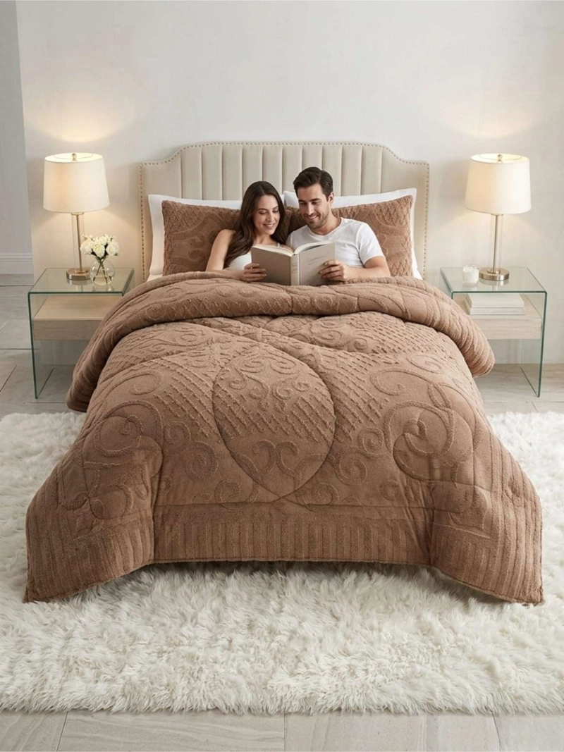 CUBRECAMA TERMICO DE INVIERNO JACQUARD  2 PLAZAS - 5