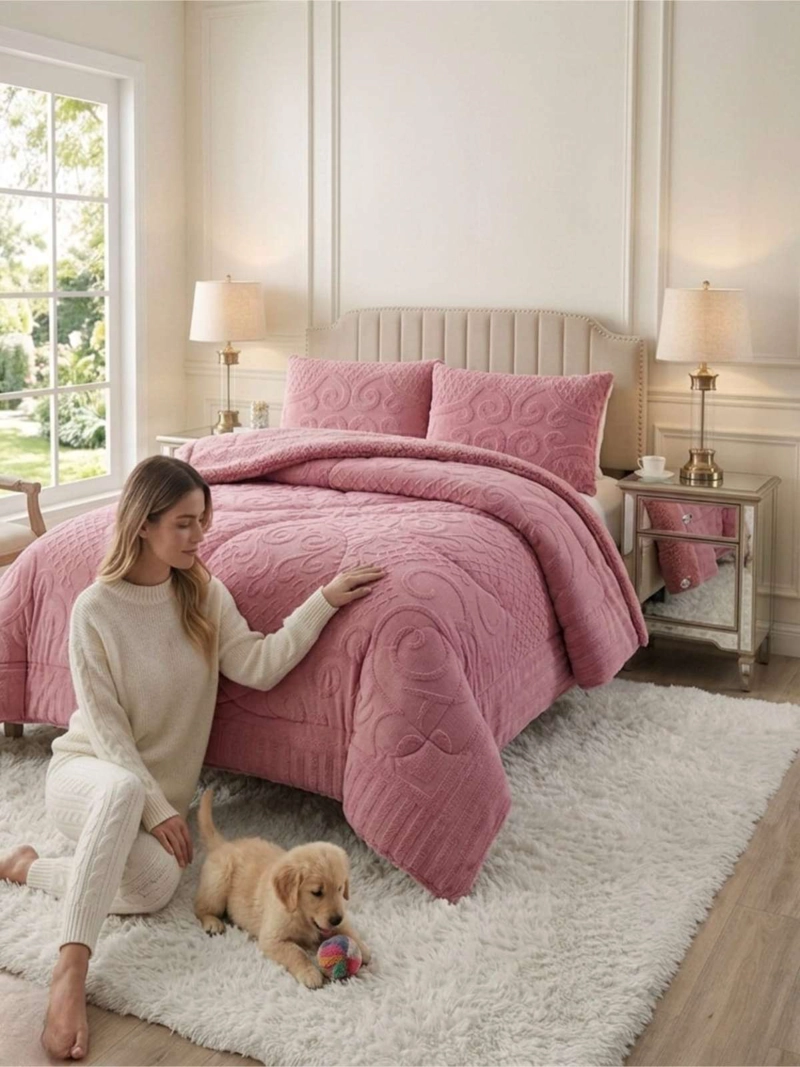 CUBRECAMA TERMICO DE INVIERNO JACQUARD  2 PLAZAS - 1