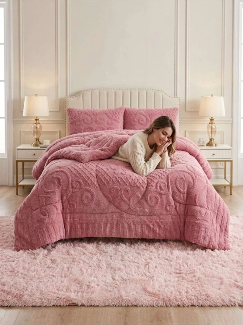 CUBRECAMA TERMICO DE INVIERNO JACQUARD  2 PLAZAS - 2