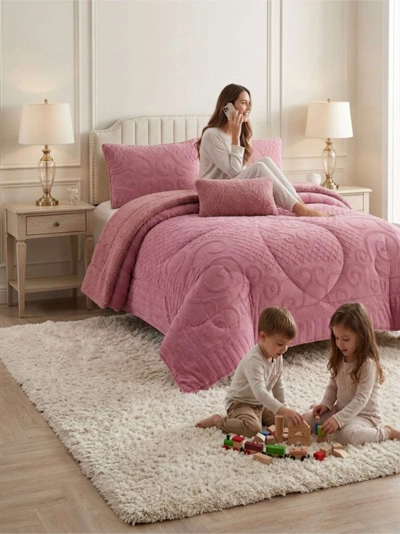CUBRECAMA TERMICO DE INVIERNO JACQUARD  2 PLAZAS - 4