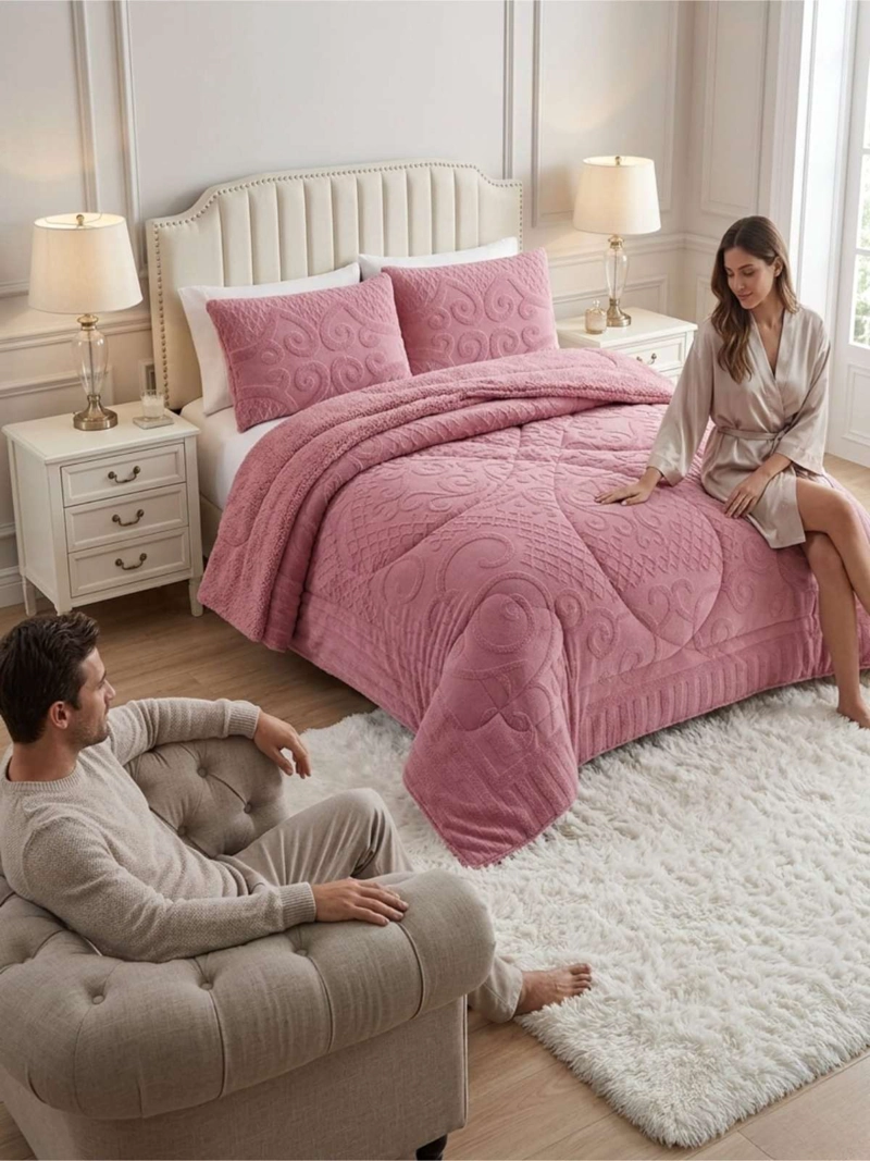 CUBRECAMA TERMICO DE INVIERNO JACQUARD  2 PLAZAS - 5