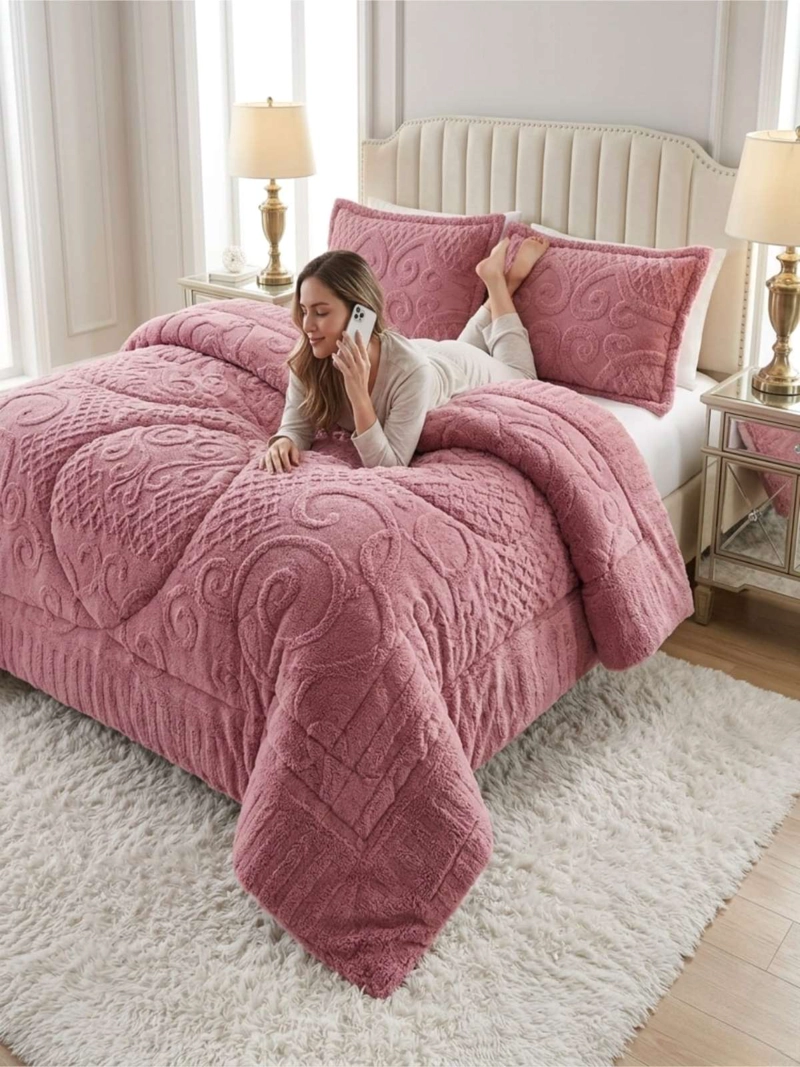 CUBRECAMA TERMICO DE INVIERNO JACQUARD  2 PLAZAS - 6