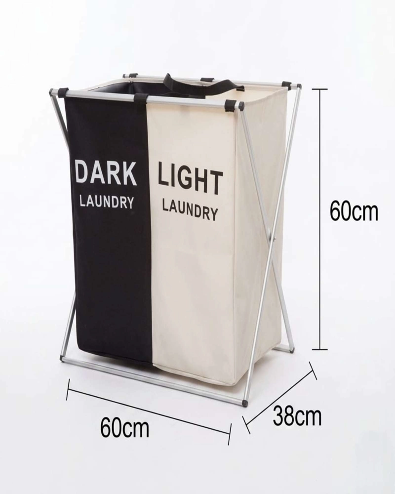 CANASTO ORGANIZADOR DE ROPA VERSATIL DE 60CM X 38CM - 6