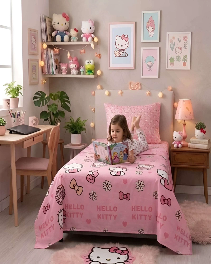 SABANAS DE VERANO INFANTILES PLAZA Y MEDIA DISEÑOS UNICOS Y FRESCOS - 1