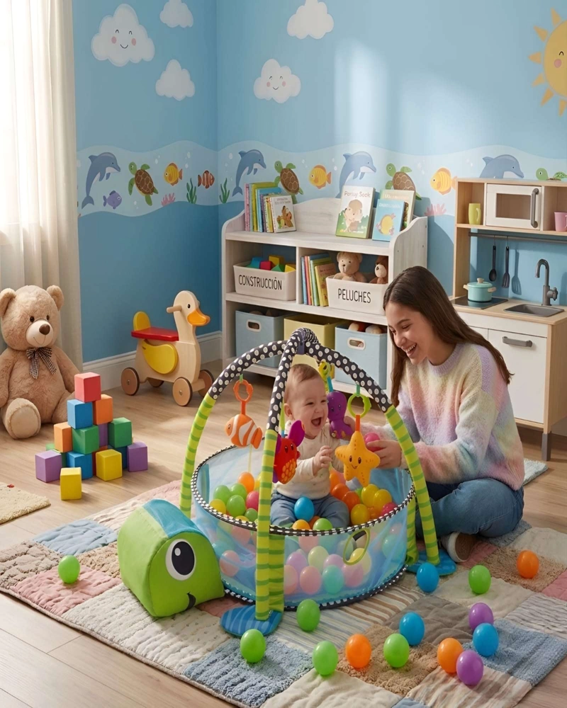 CENTRO DE JUEGOS PARA BEBE  GIMNASIO DE ESTIMULACION Y PISCINA DE PELOTAS 03 - 1