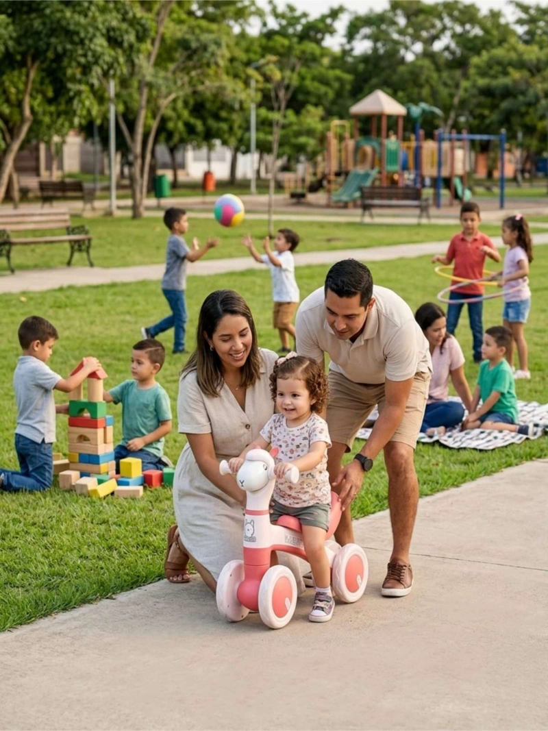 BICICLETA CORREPASILLOS DE APRENDIZAJE Y EQUILIBRIO PARA BEBES - 6