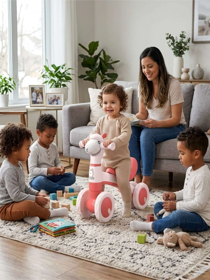 BICICLETA CORREPASILLOS DE APRENDIZAJE Y EQUILIBRIO PARA BEBES - 7