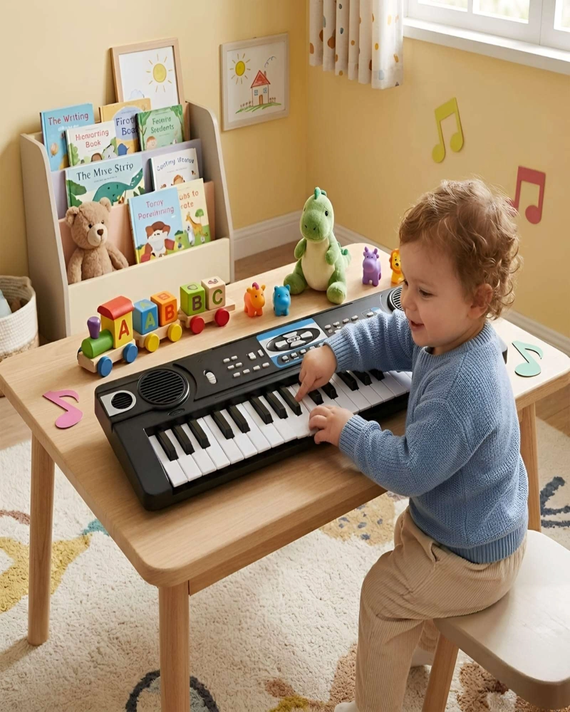 TECLADO MUSICAL INFANTIL PIANO EDUCATIVO 44 TECLAS - 1