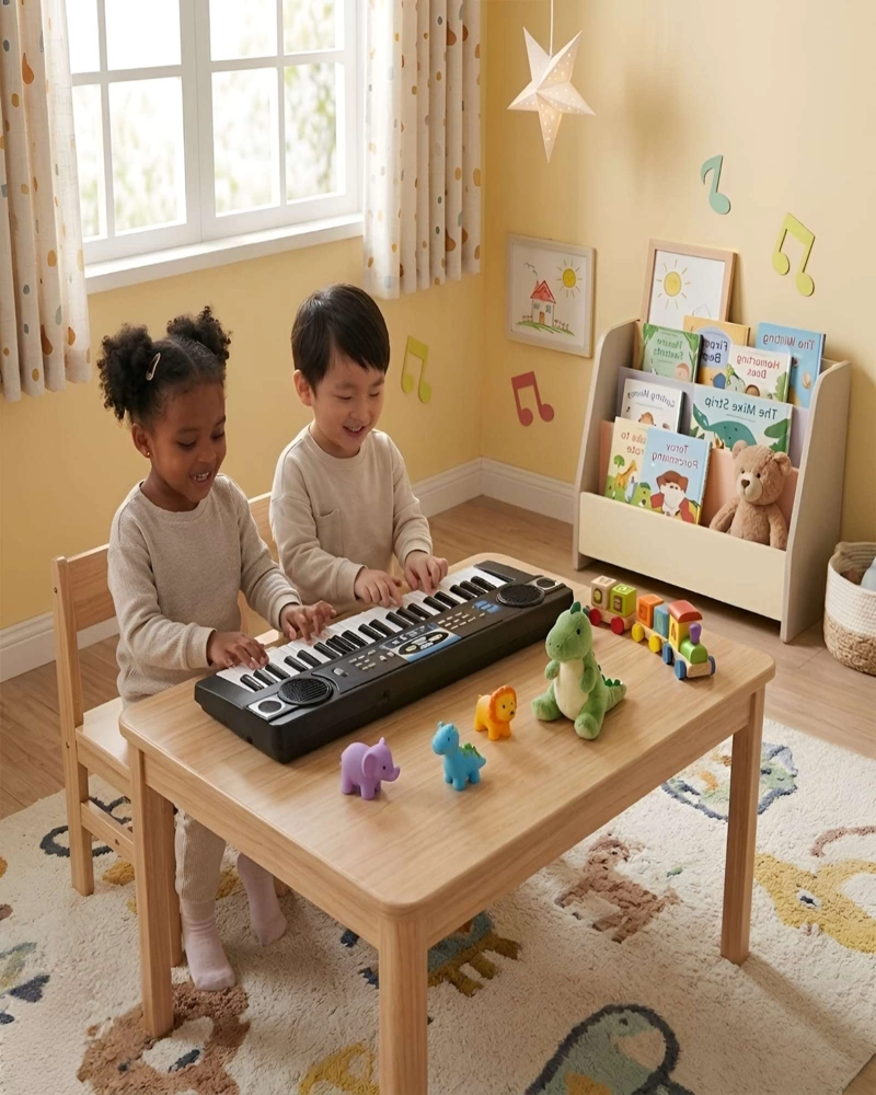 TECLADO MUSICAL INFANTIL PIANO EDUCATIVO 44 TECLAS - 4