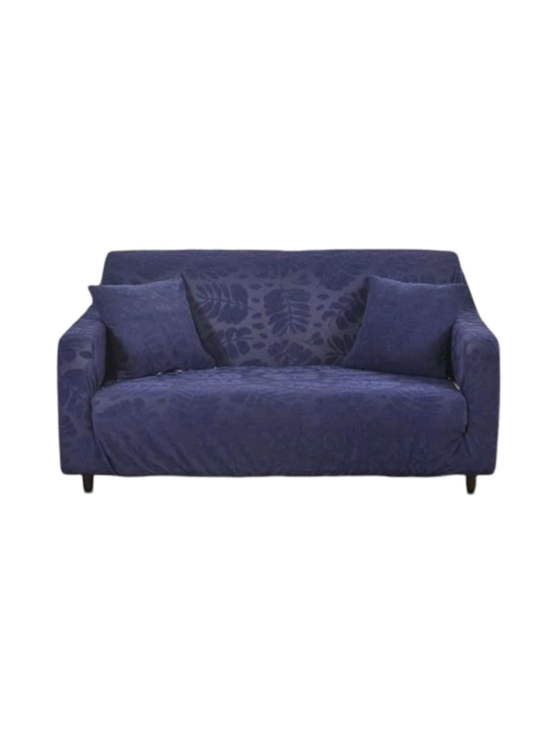 FUNDA TEXTURIZADA ELEGANTE PARA SOFA JACQUARD  2  CUERPO - 3