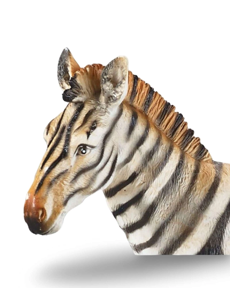 FIGURA REPLICA DE CEBRA REALISTA DE JUGUETE 16CM DE ALTO - 4
