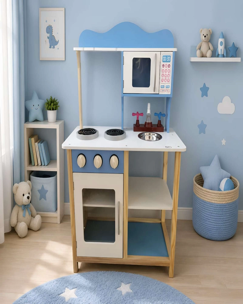 COCINA INFANTIL DE MADERA ESTILO MODERNO - 3