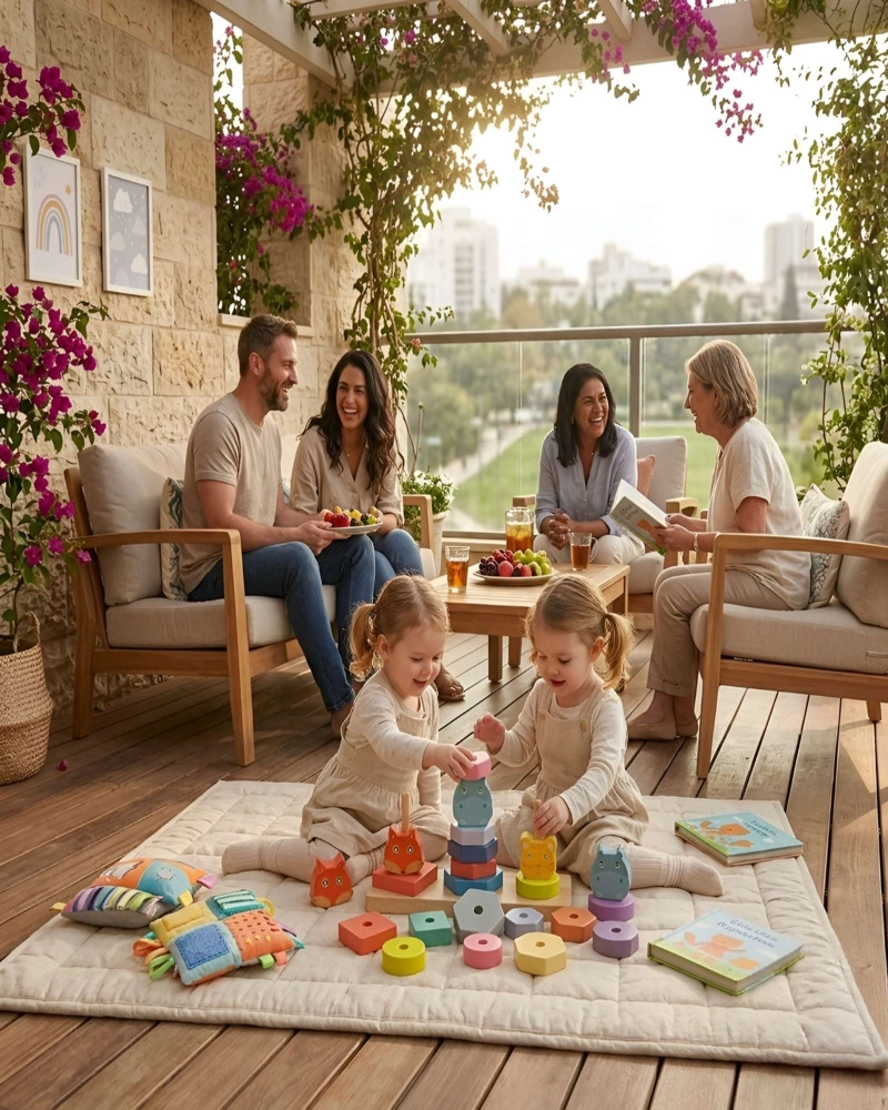 JUGUETE EDUCATIVO MONTESSORI DE MADERA SET DE TORRES CON ANIMALES - 5