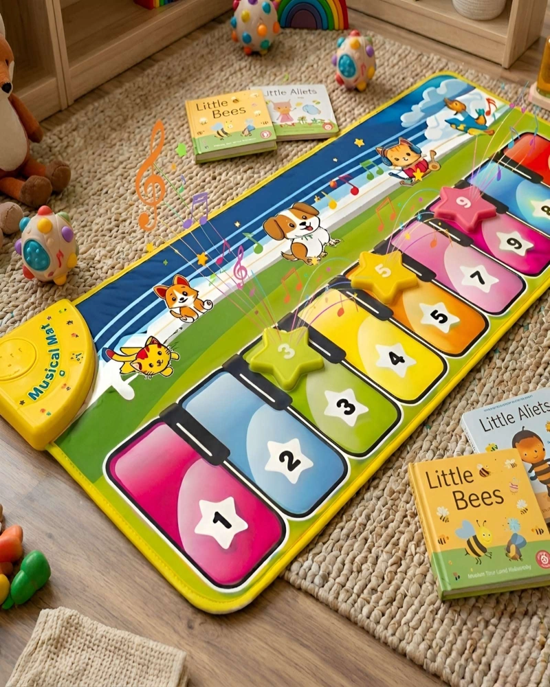 TAPETE MUSICAL SENSORIAL INTERACTIVO PARA BEBE S F2 - 1