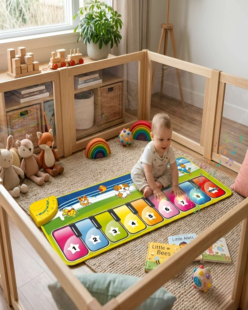 TAPETE MUSICAL SENSORIAL INTERACTIVO PARA BEBE S F2 - 3