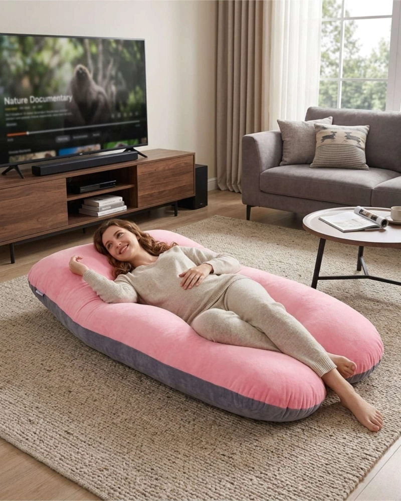 ALMOHADA DE EMBARAZO Y COJIN DE LACTANCIA MATERNA - SOPORTE CORPORAL - 1