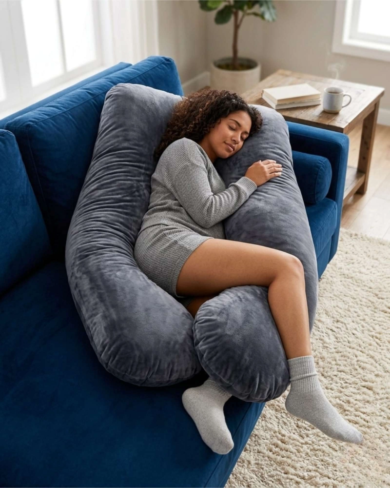ALMOHADA DE EMBARAZO Y COJIN DE LACTANCIA MATERNA - SOPORTE CORPORAL - 2