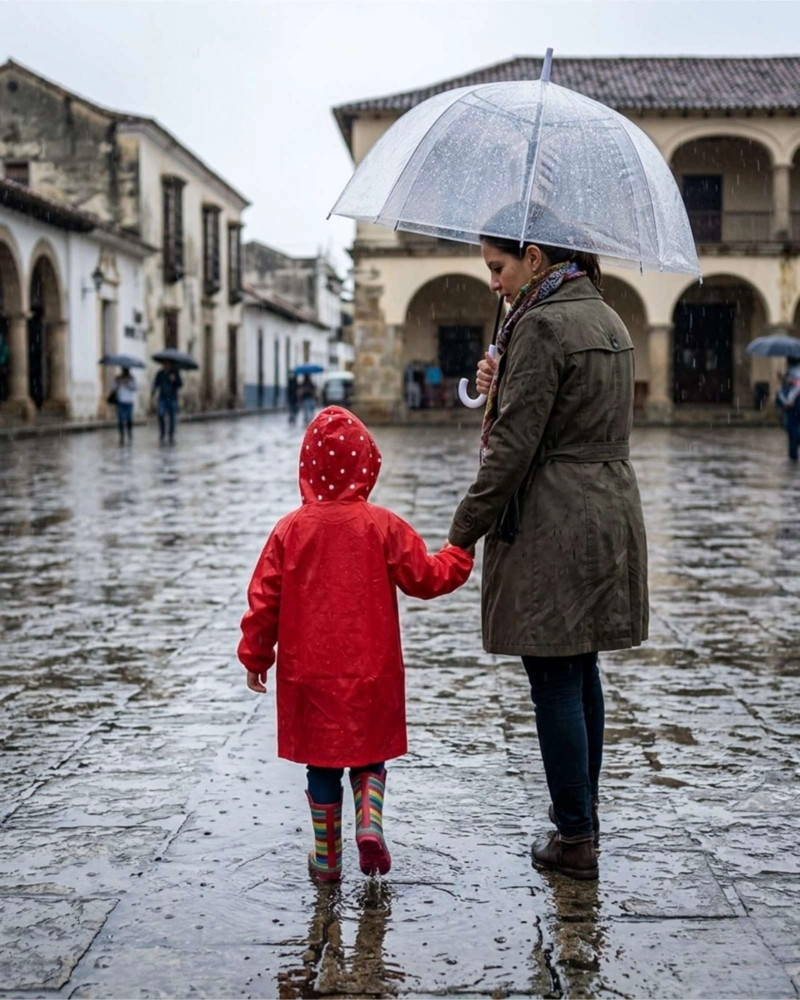 CAPA IMPERMEABLE DE LLUVIA INFANTIL PARA NIÑOS 05 - 1
