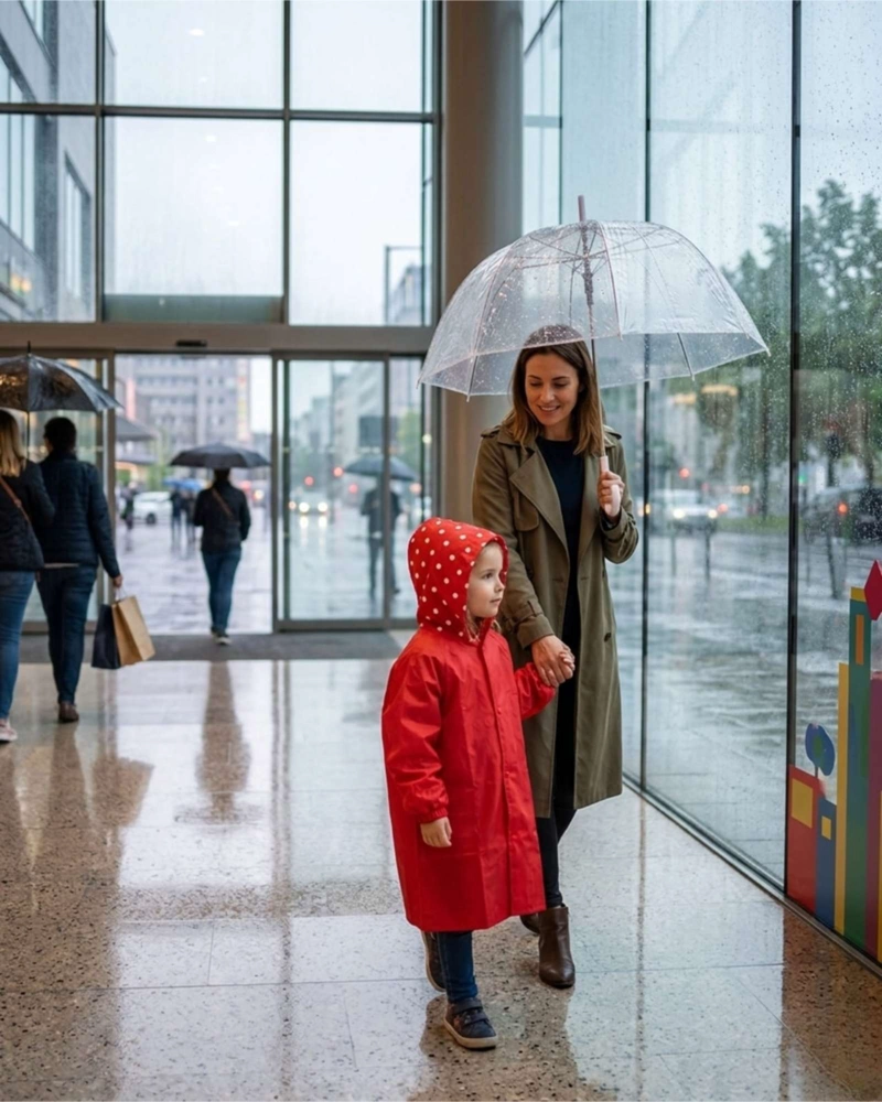 CAPA IMPERMEABLE DE LLUVIA INFANTIL PARA NIÑOS 05 - 4