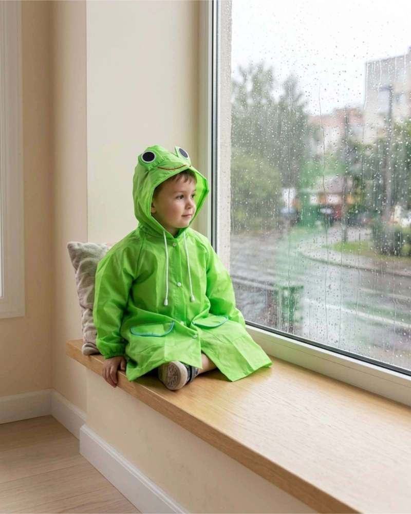 CAPA IMPERMEABLE DE LLUVIA INFANTIL PARA NIÑOS 03 - 2