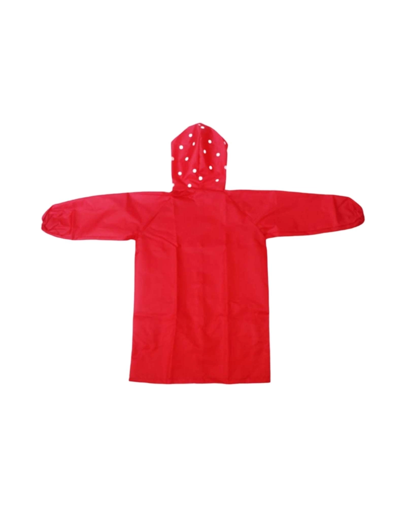 SET DE 2 CAPAS IMPERMEABLES DE LLUVIA INFANTIL PARA NIÑOS AZUL Y ROJO - 7