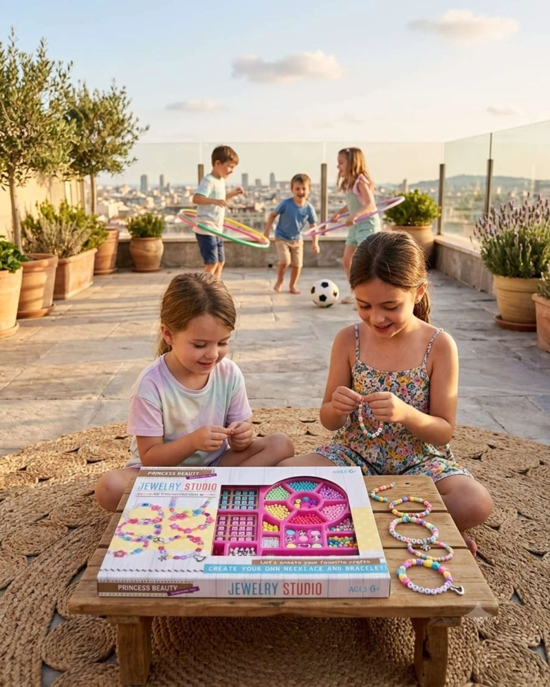 FABRICA DE PULSERAS DIVERTIDAS: KIT DE BISUTERIA CREATIVA INFANTIL 01 - 6