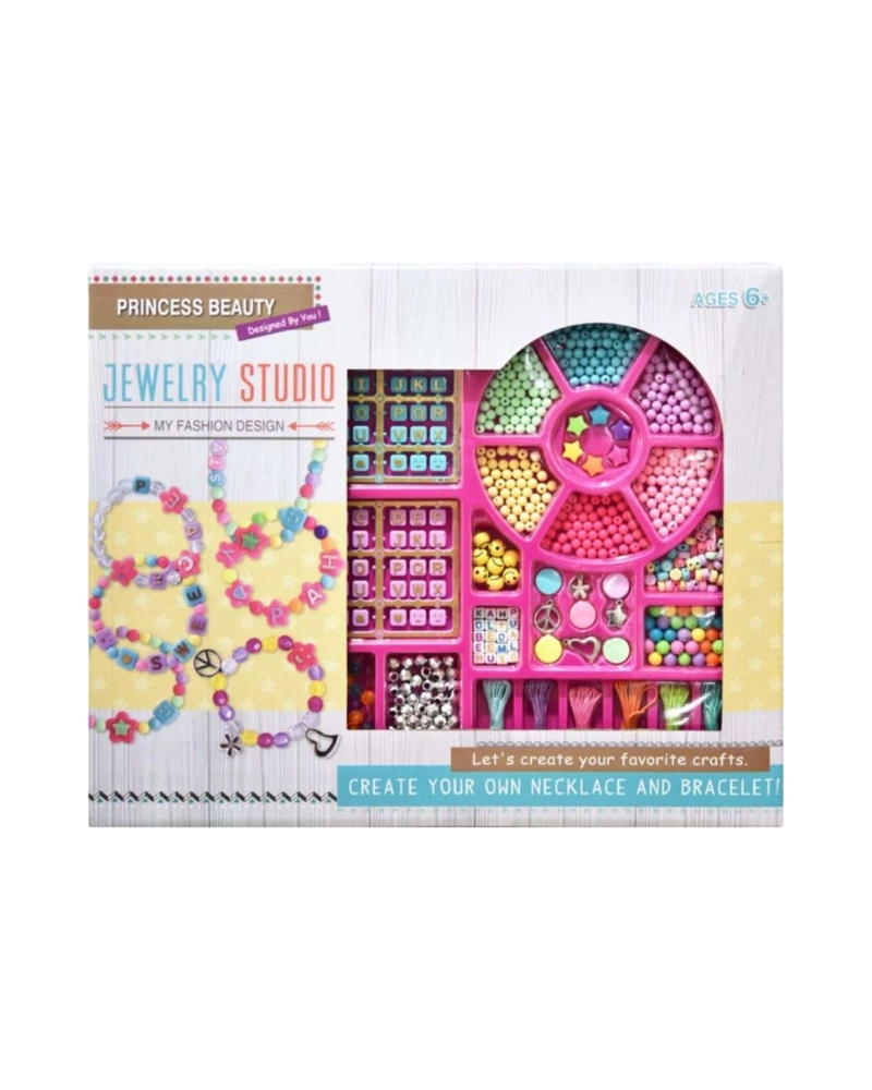 FABRICA DE PULSERAS DIVERTIDAS: KIT DE BISUTERIA CREATIVA INFANTIL 01 - 7