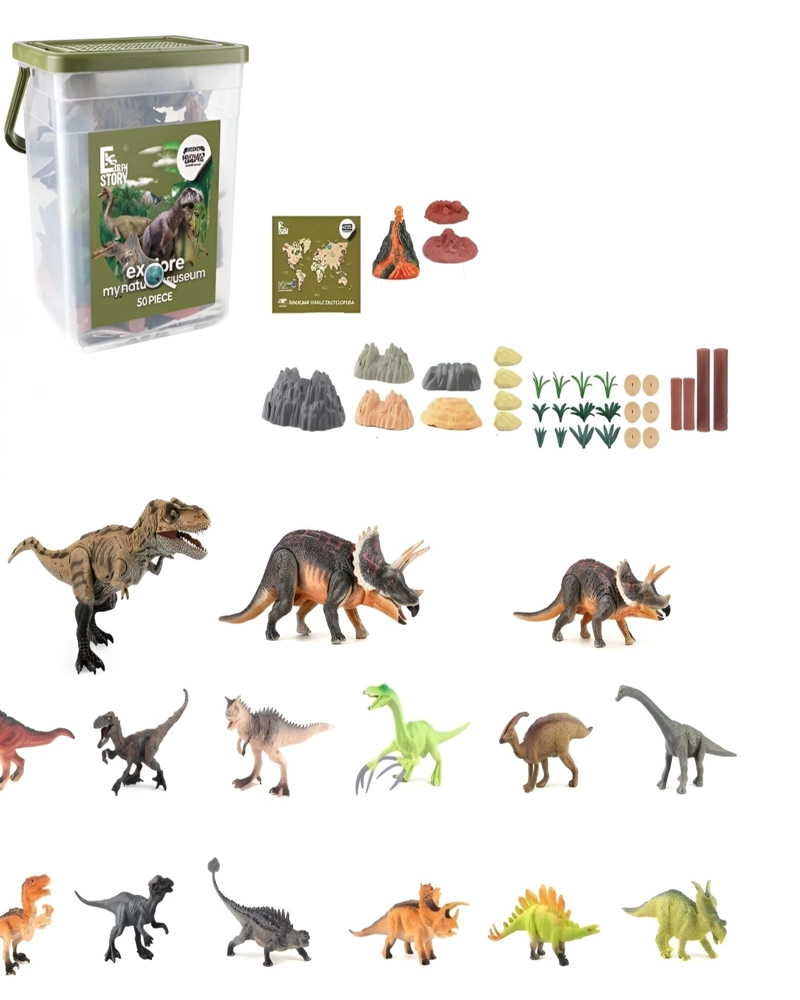 SET DE JUGUETES EDUCATIVOS DE DINOSAURIOS PARA NIÑOS - 5