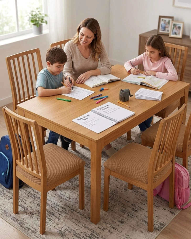 FUNDAS DE ASIENTO PARA SILLAS DE ALTA CALIDAD CON TEXTURA NIDO DE ABEJA MARRON -  CAFE  CLARO - 3