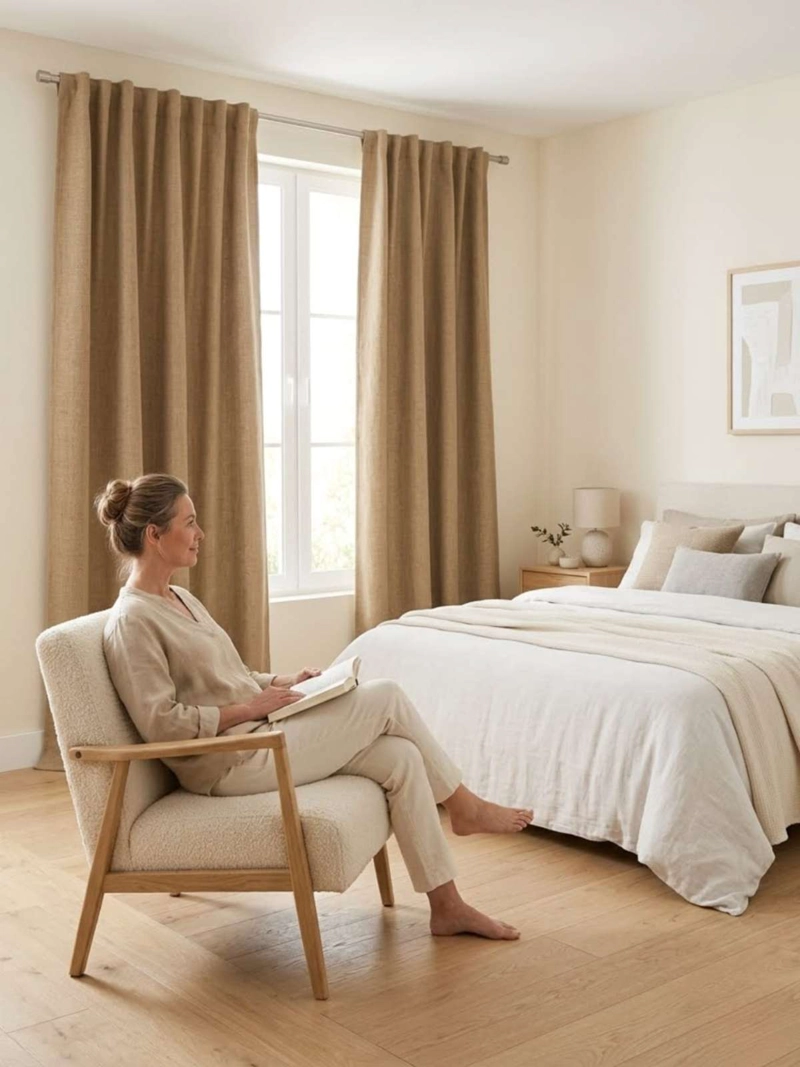 PACK CORTINAS BLACKOUT + VISILLOS CON OJETILLOS 140X220 CM - 2