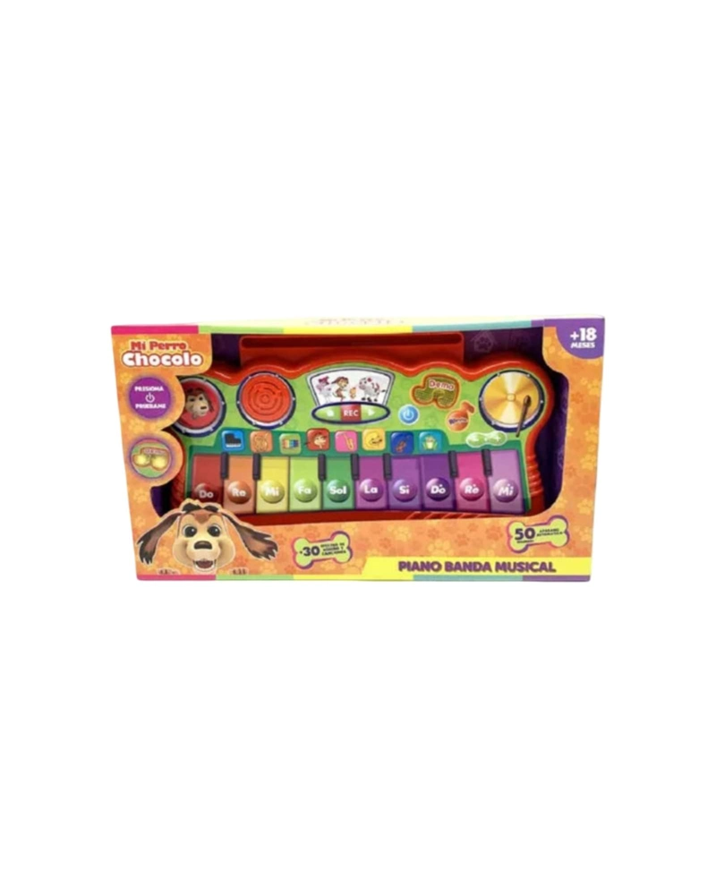 SET BANDA MUSICAL JUGUETE INFANTIL CON PIANO DIDACTICO - 7