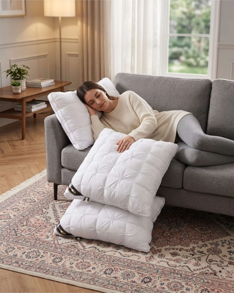 PACK 2 ALMOHADAS ESTANDAR CONFORT SUAVE - RELLENO HIPOALERGE NICO - 5
