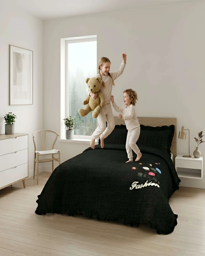 QUILT BORDADO DE 2 PLAZAS CON FRAGANCIA RELAJANTE - 3