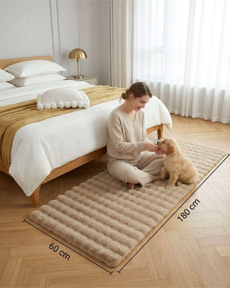 ALFOMBRA BAJADA DE CAMA PIEL SINTE TICA SOFT 04 - 2