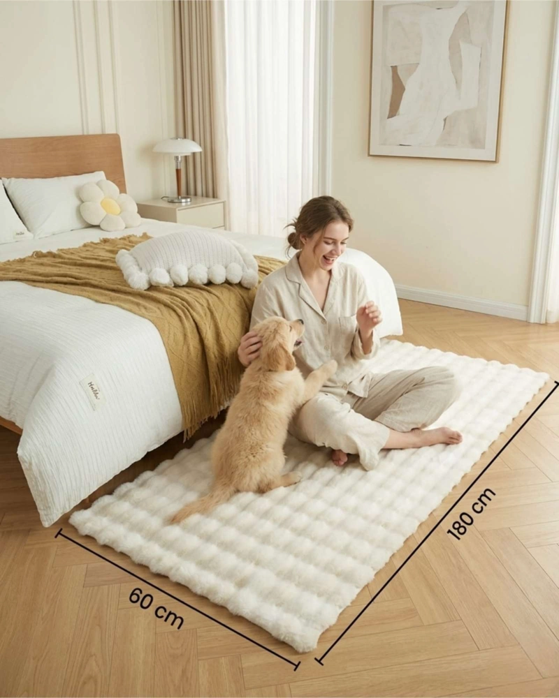 ALFOMBRA BAJADA DE CAMA PIEL SINTE TICA SOFT 02 - 3