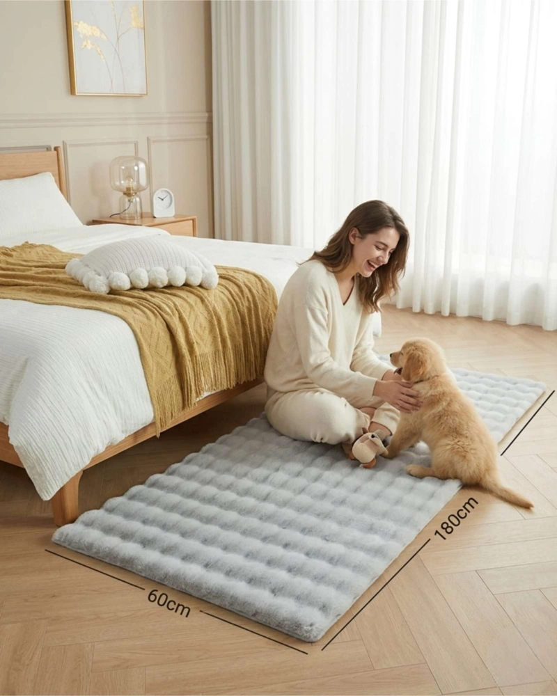 ALFOMBRA BAJADA DE CAMA PIEL SINTE TICA SOFT 03 - 2