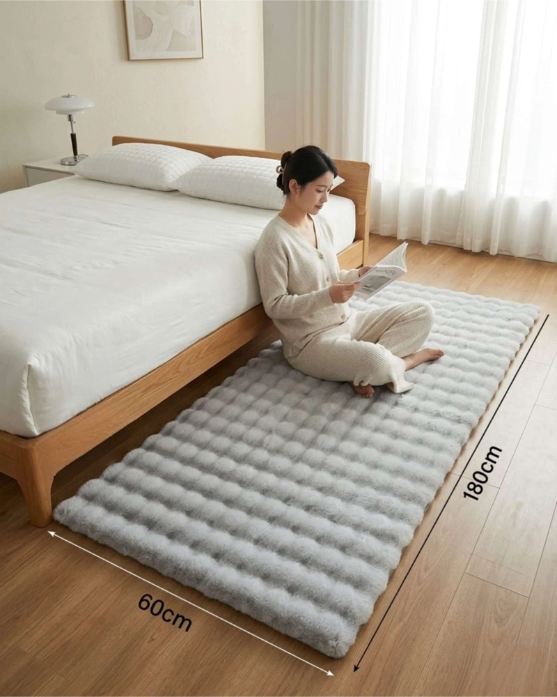 ALFOMBRA BAJADA DE CAMA PIEL SINTE TICA SOFT 03 - 3