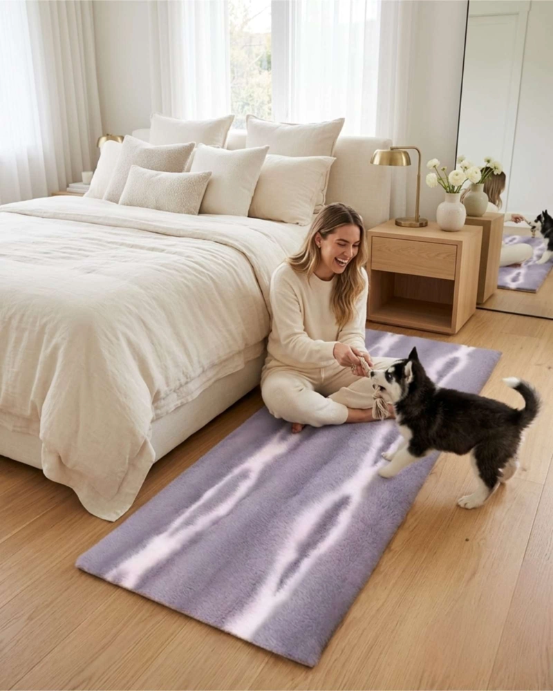 ALFOMBRA BAJADA DE CAMA PIEL SINTE TICA SOFT 06 - 3
