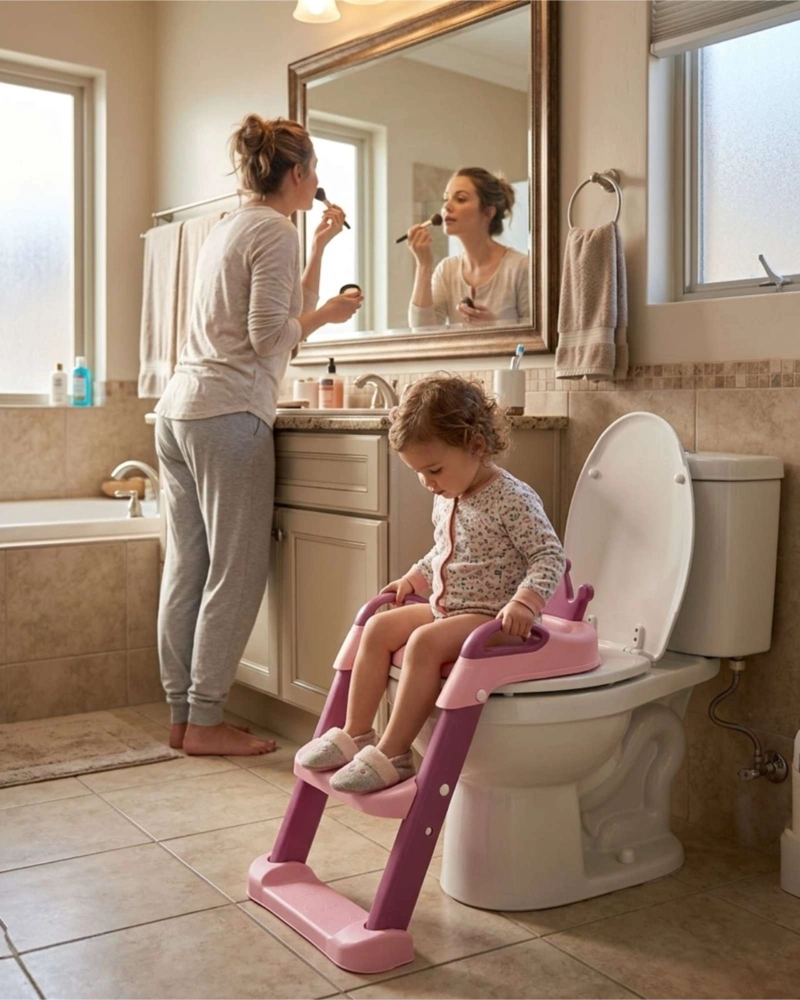 ALZADOR BAÑO INFANTIL ESCALERA PASAMANOS REDUCTOR - 3