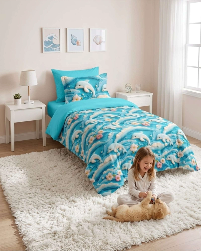 QUILT DE VERANO 5D CUBRECAMA LIGERO TRANSPIRABLE PLAZA Y MEDIA - 2