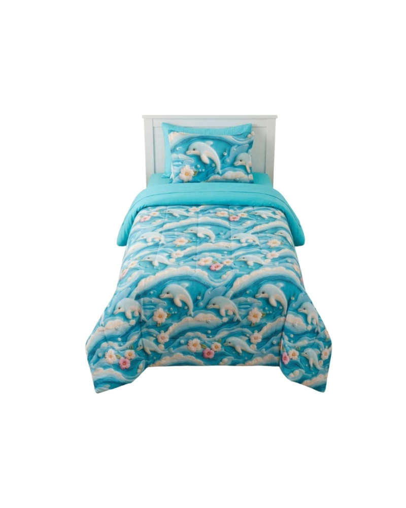 QUILT DE VERANO 5D CUBRECAMA LIGERO TRANSPIRABLE PLAZA Y MEDIA - 5