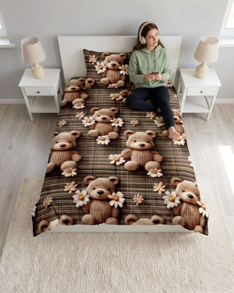 QUILT DE VERANO 5D CUBRECAMA LIGERO TRANSPIRABLE PLAZA Y MEDIA - 1