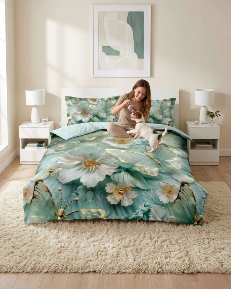 QUILT DE VERANO 5D CUBRECAMA LIGERO TRANSPIRABLE 2 PLAZAS - 4