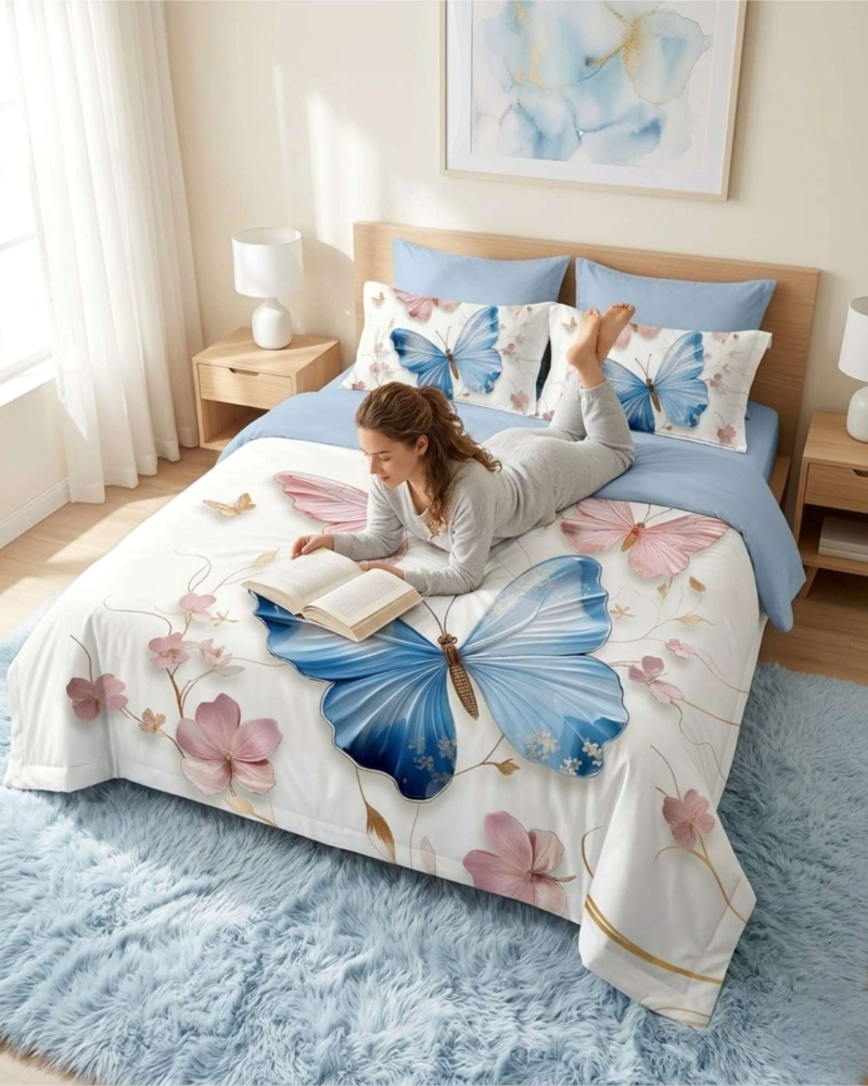 QUILT DE VERANO 5D CUBRECAMA LIGERO TRANSPIRABLE KING - 4