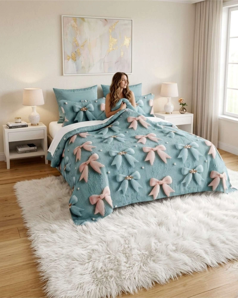 QUILT DE VERANO 5D CUBRECAMA LIGERO TRANSPIRABLE 2 PLAZAS - 1