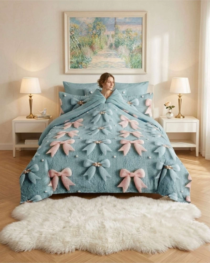 QUILT DE VERANO 5D CUBRECAMA LIGERO TRANSPIRABLE 2 PLAZAS - 4
