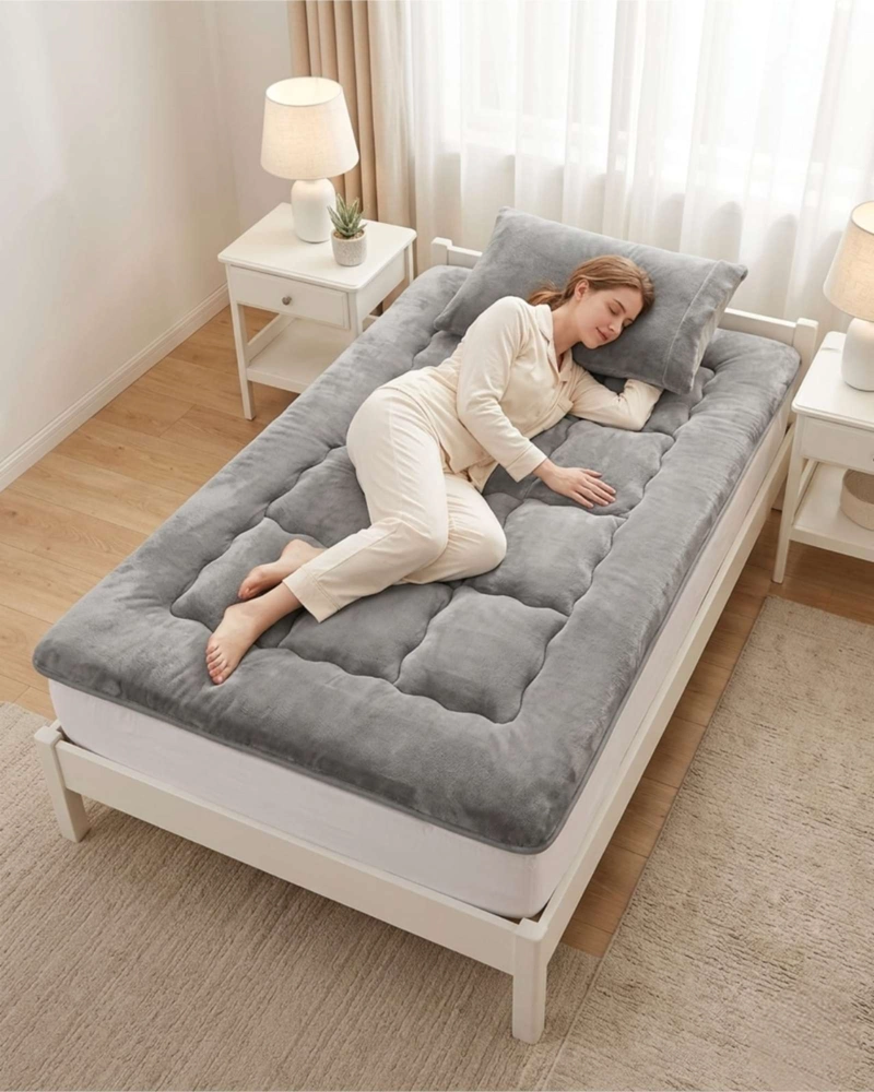 CUBRE COLCHON PREMIUM PLUSH ACOLCHADO PLAZA Y MEDIA - 6